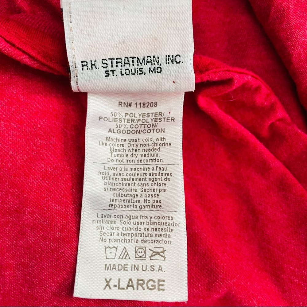 Harley-Davidson Red Tee with Bold Graphic - Picture 5 of 6